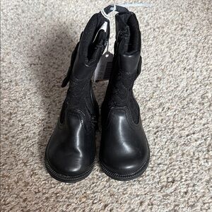 Koala Kids Black Boots for Children Sz 4